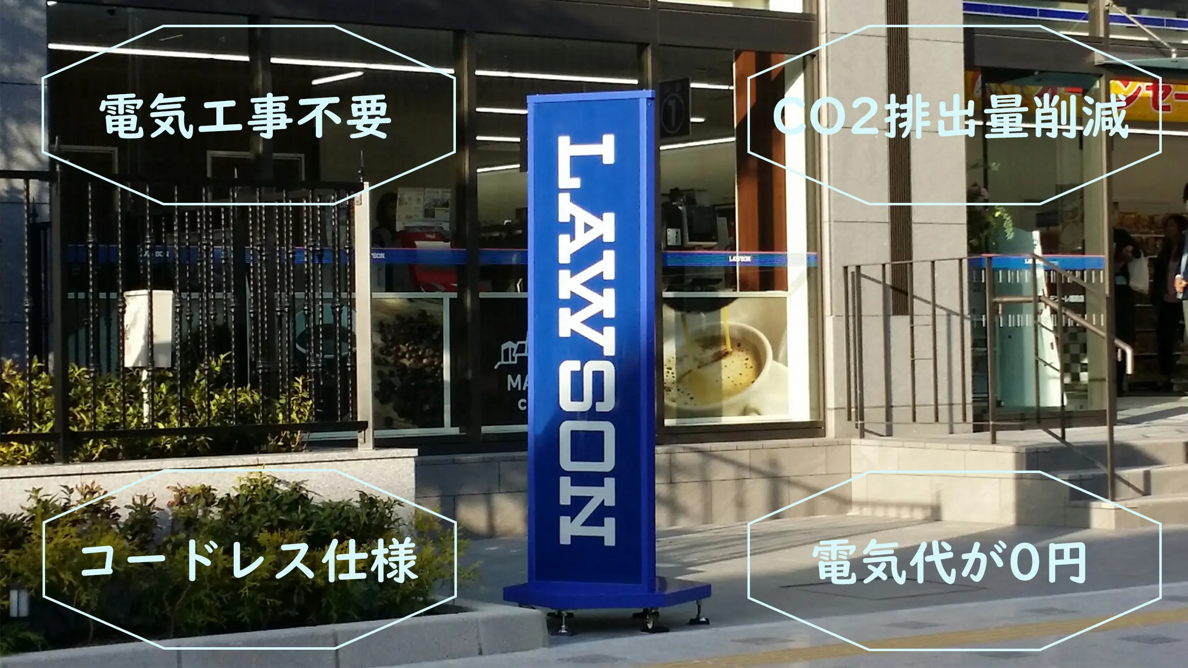 デザインソーラーパネル看板